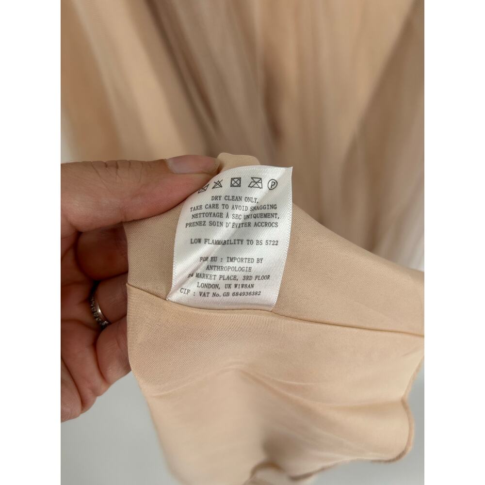 NWT Jenny Yoo Annabelle Gown - Size 12 Sandstone Cream - Picture 6 of 10